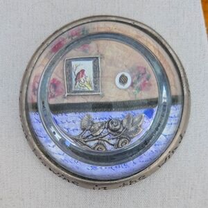 Unique Diorama Glass Paperweight
